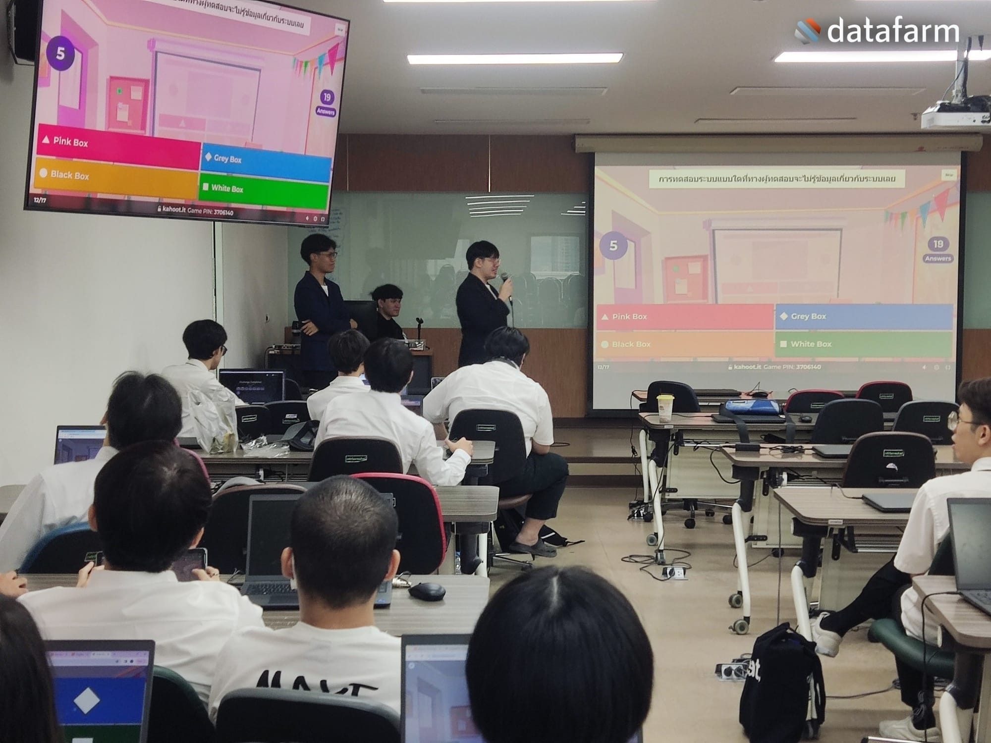 ทีมงานดาต้าฟาร์มให้ความรู้และคำแนะนำในสายงานด้าน Cyber Security ที่มหาวิทยาลัยศรีนครินทรวิโรฒ