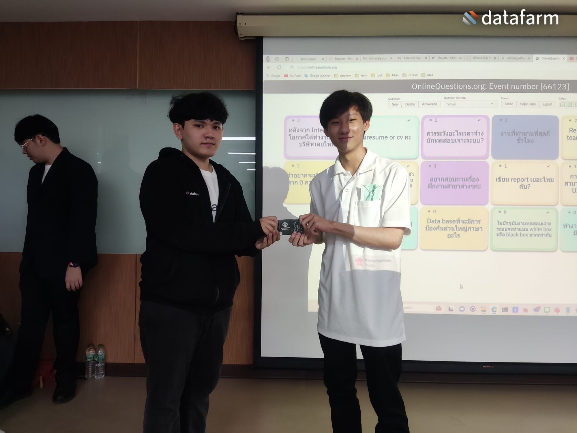 ทีมงานดาต้าฟาร์มให้ความรู้และคำแนะนำในสายงานด้าน Cyber Security ที่มหาวิทยาลัยศรีนครินทรวิโรฒ