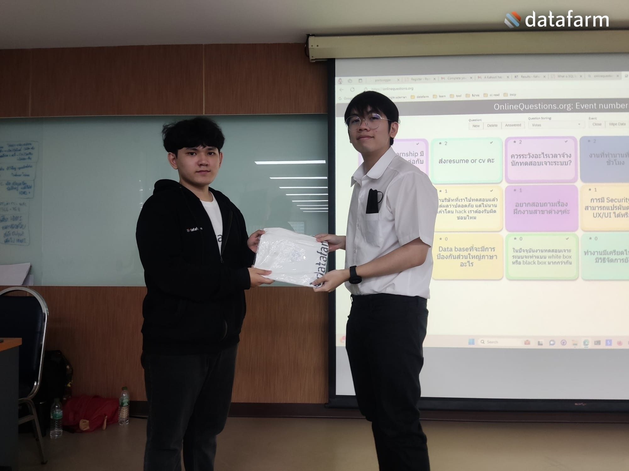 ทีมงานดาต้าฟาร์มให้ความรู้และคำแนะนำในสายงานด้าน Cyber Security ที่มหาวิทยาลัยศรีนครินทรวิโรฒ