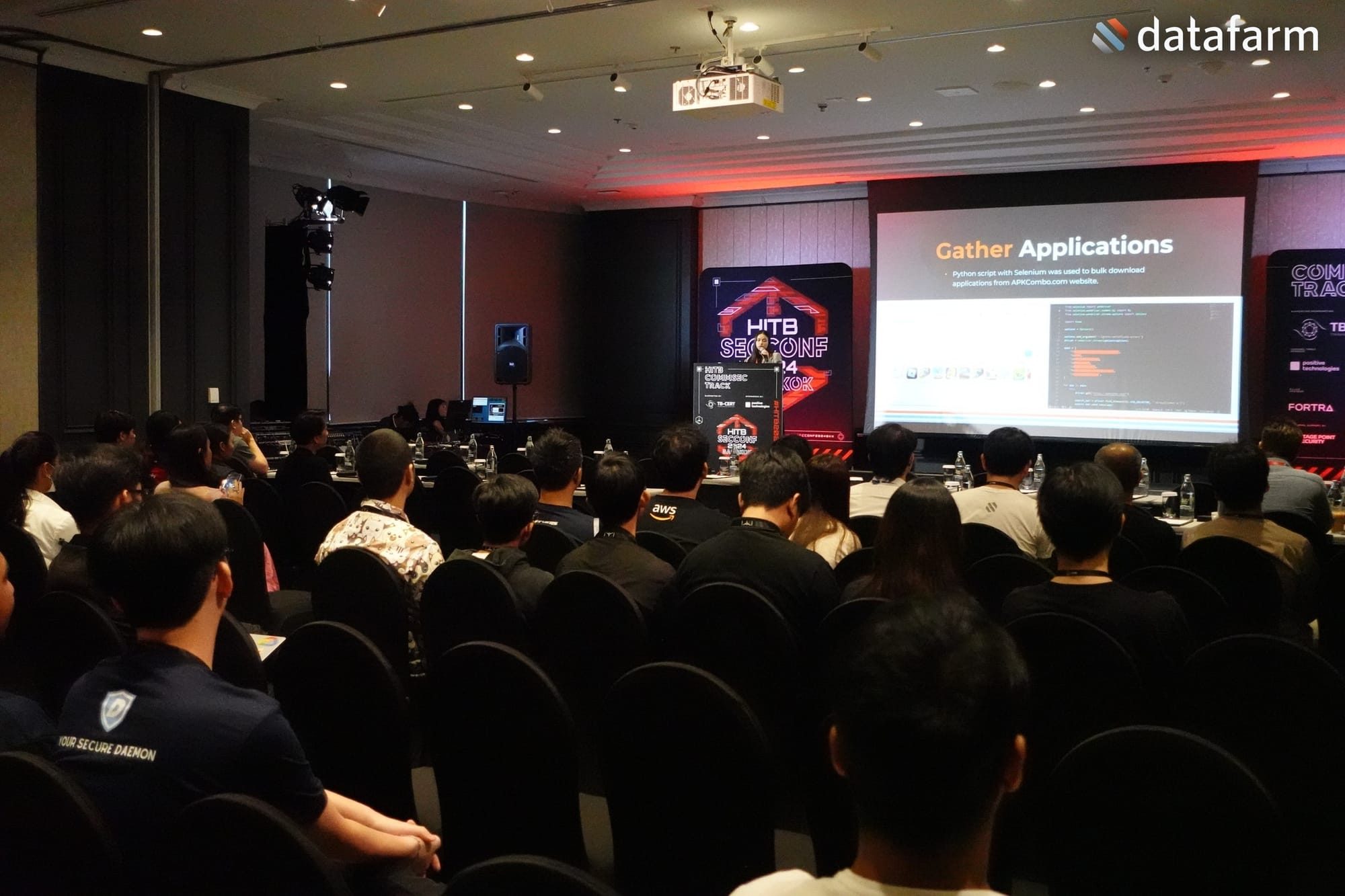 น้องเมย์ ตัวแทนจากดาต้าฟาร์ม ร่วมบรรยายในงาน  HITBSecConf2024