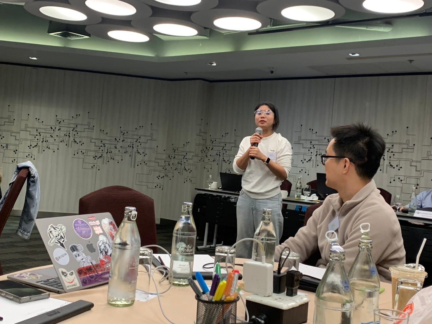 บรรยากาศการอบรมภายใน หลักสูตร Mastering Story Telling and Presentation Skills