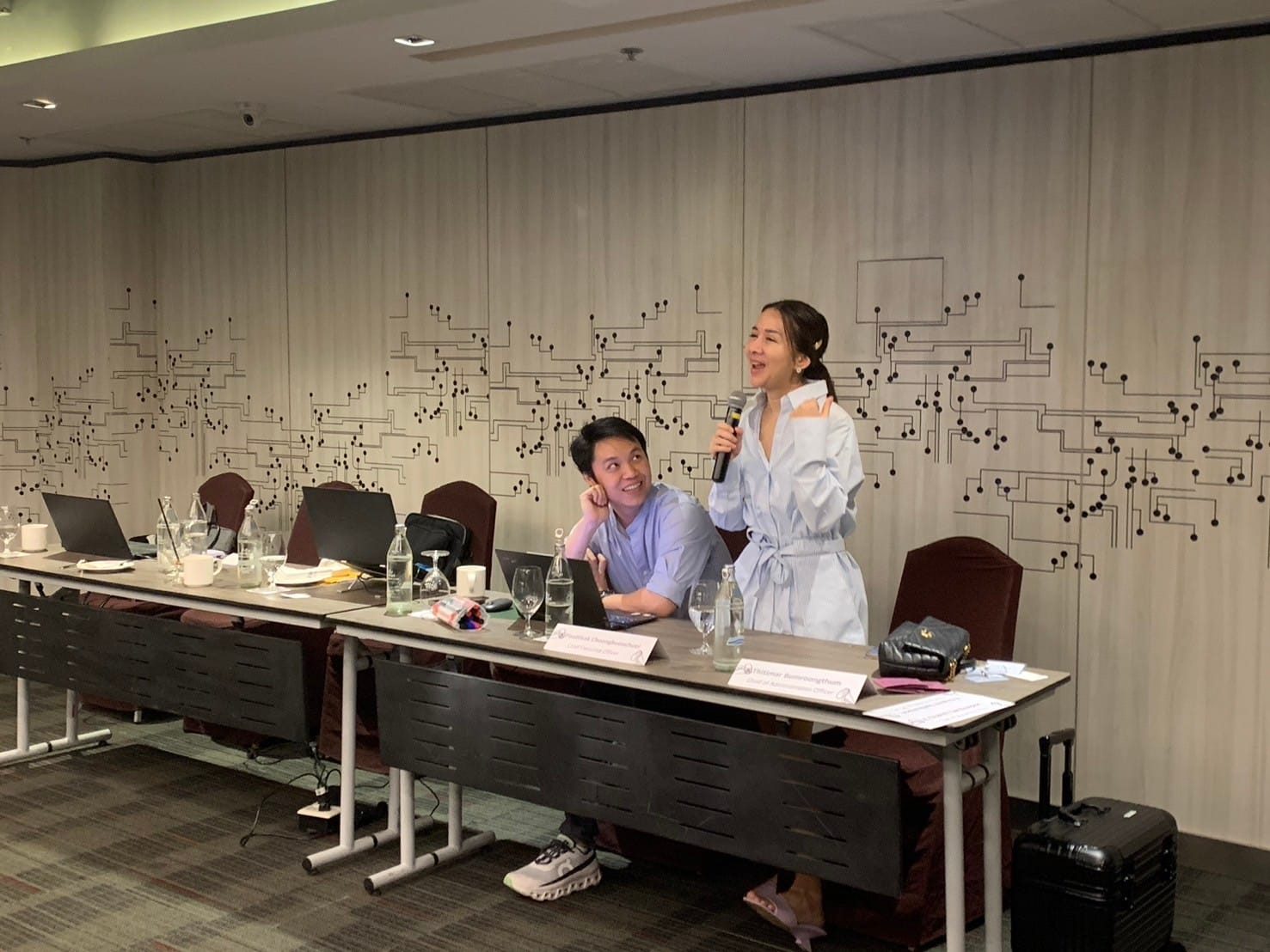 บรรยากาศการอบรมภายใน หลักสูตร Mastering Story Telling and Presentation Skills