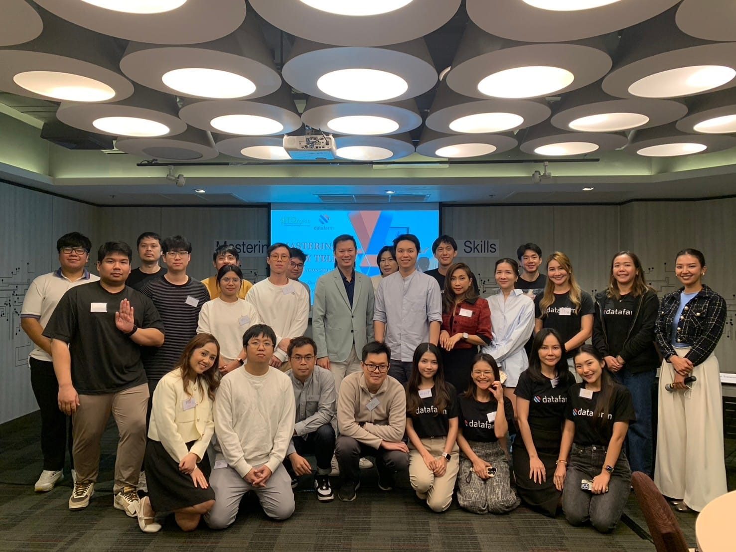 บรรยากาศการอบรมภายใน หลักสูตร Mastering Story Telling and Presentation Skills