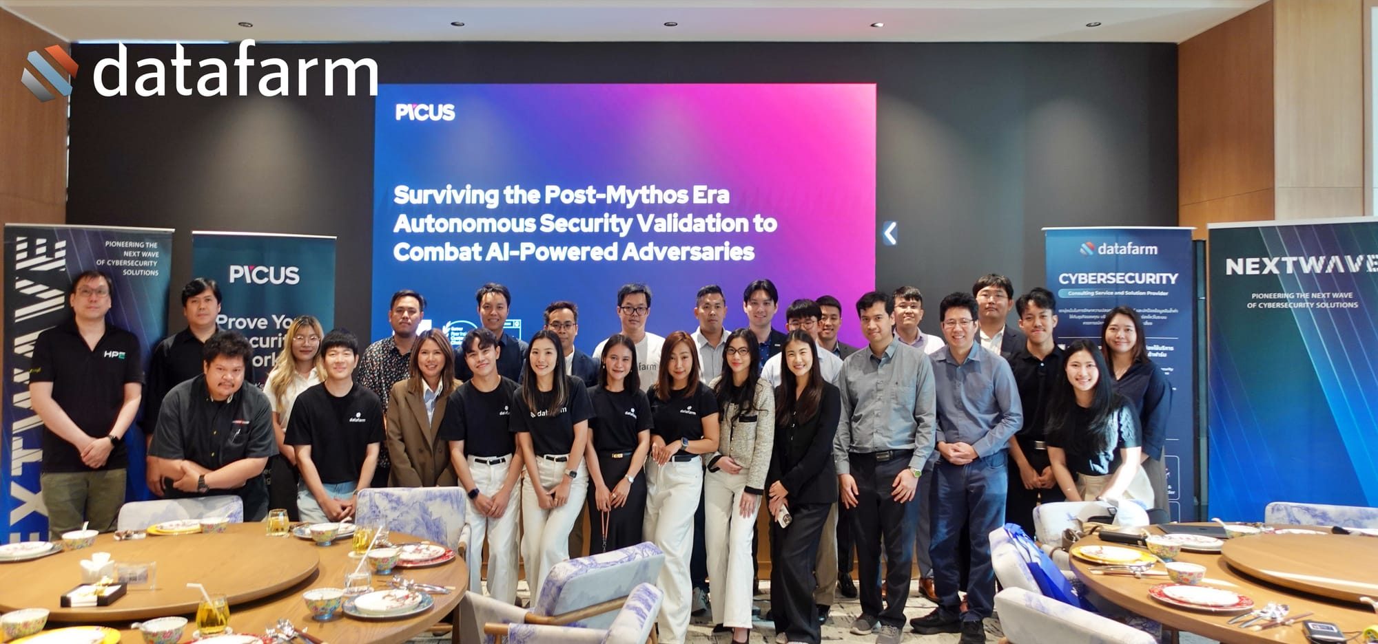 ภาพหน้าปกบทความ: Datafarm ร่วมมือกับ Nextwave และ Picus Security จัดงาน Executive Round Table